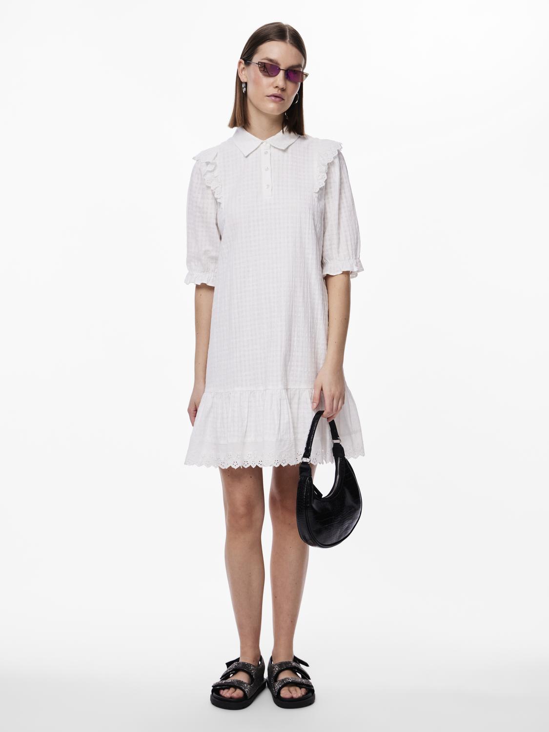PCAGNETA Dress - Cloud Dancer